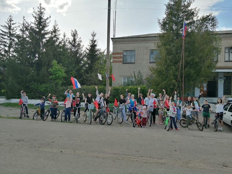 Велопробег в честь 78-й годовщины Победы в Великой Отечественной войне.